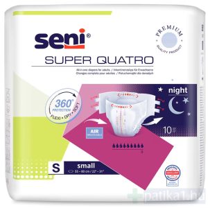 Seni Super Quatro S 10 db éjszakai pelenka