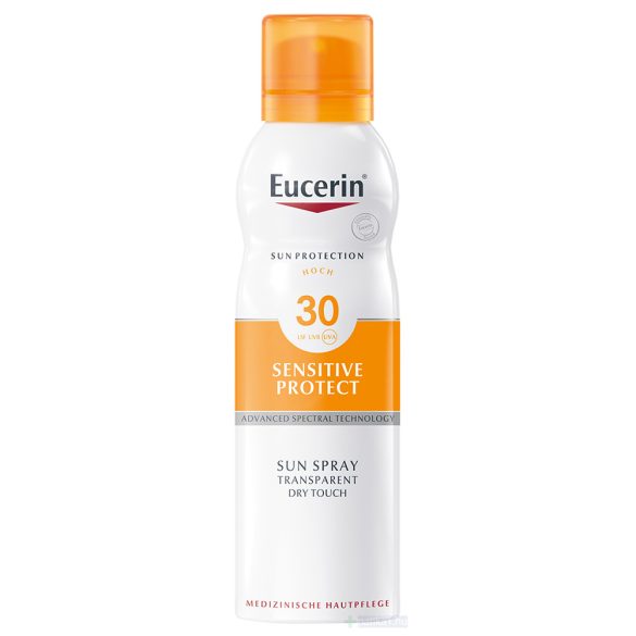 Eucerin Sun Sensitive Protect Színtelen napozó aerosol spray FF30 200 ml