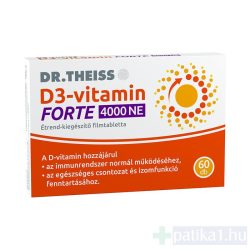 Dr. Theiss D3-vitamin 4000 NE Forte filtabletta 60x