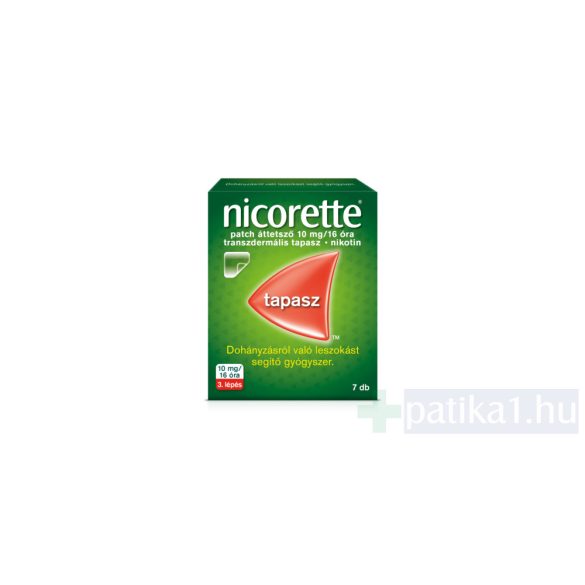 Nicorette Patch 10 mg/16 óra 7 db 