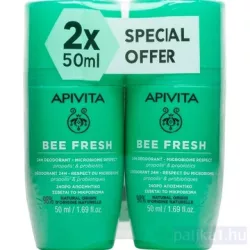 Apivita Bee Fresh golyós dezodor DUOPACK 2x50 ml