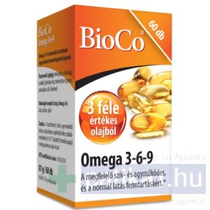 BioCo Omega 3-6-9 lágyzselatin kapszula 60 db
