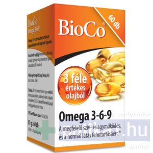 BioCo Omega 3-6-9 lágyzselatin kapszula 60x