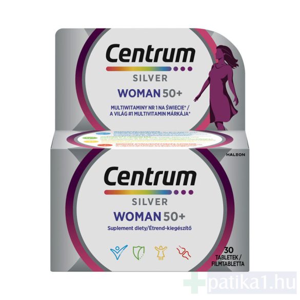 Centrum Silver Woman/Nőknek 50+ A-tól Z-ig filmtabletta 30x