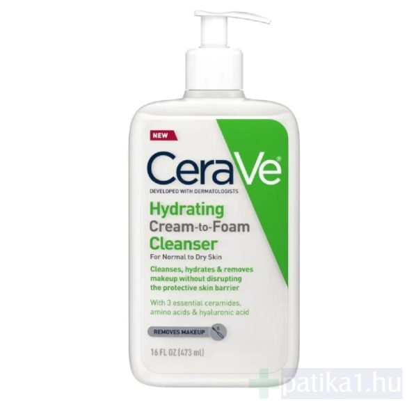 Cerave Hidratáló habzó krém tisztító 473 ml