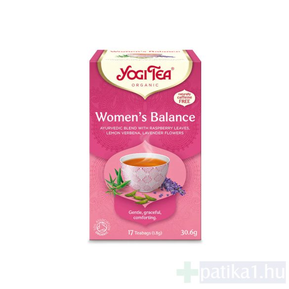 YogiTea Bio Női egyensúly tea filteres 17x