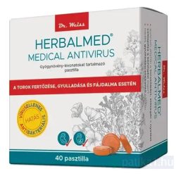 Herbalmed Medical gyógynövény pasztilla 40x