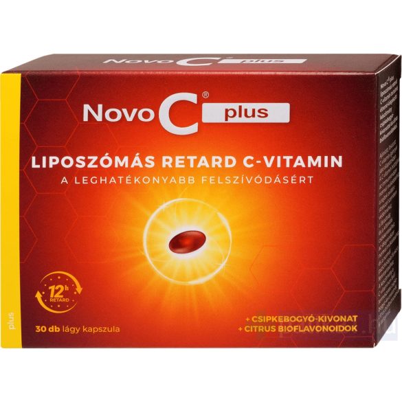 Novo C Plus liposzómás C-vitamin csipkebogyó kapszula 30x