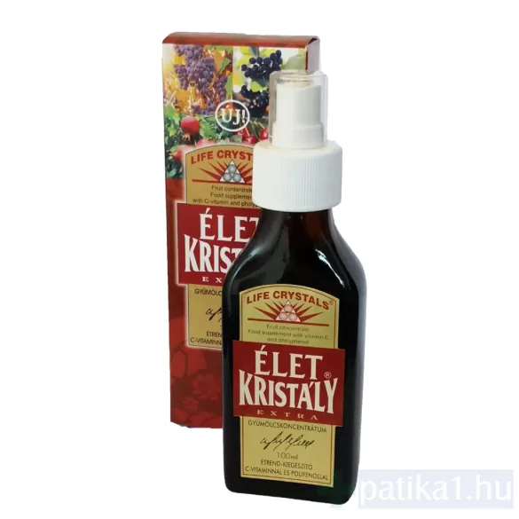 Életkristály extra gyümölcskoncentrátum ivólé 100 ml