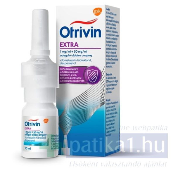 Otrivin Extra 1 mg/ml + 50 mg/ml oldatos orrspray 10 ml