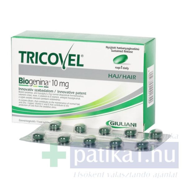 Tricovel Biogenina 10 mg tabletta 30 db