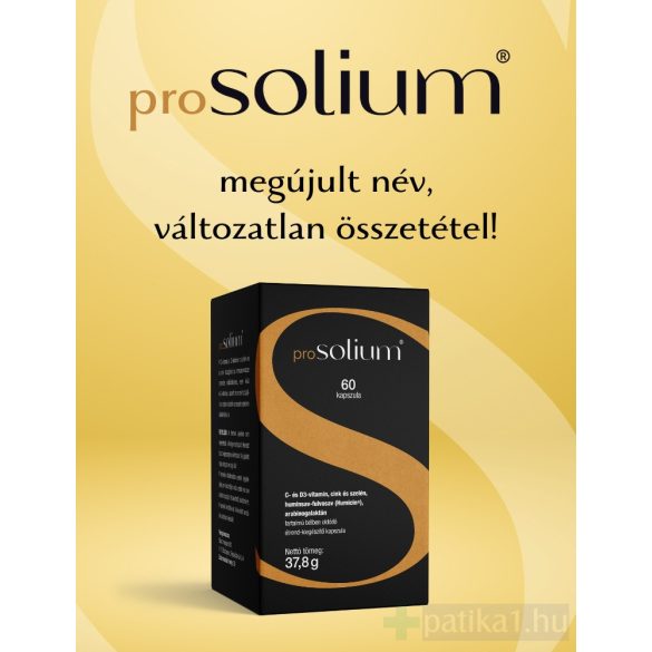 ProSolium étrendkiegészítő bélben oldódó kapszula 60x Solium