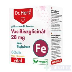 Dr. Herz Vas-biszglicinát 28 mg kapszula 60x