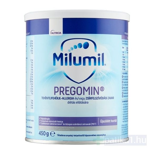 Milumil Pregomin spec. élelmiszer 450 g