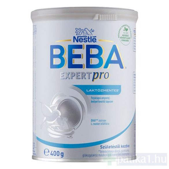 Beba Expertpro laktózmentes tejalapú anyatej-helyettesítő tápszer 400 g