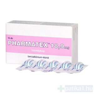 Pharmatex 18,9 mg hüvelykúp 10x