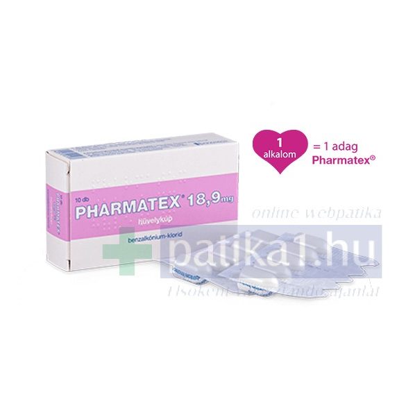 Pharmatex 18,9 mg hüvelykúp 10 db