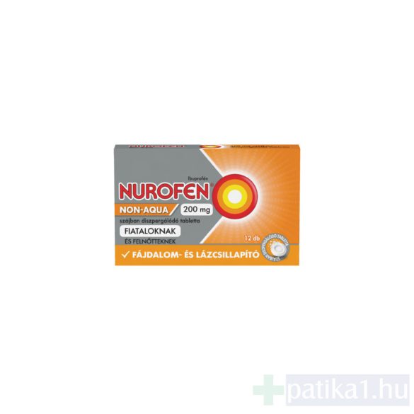 Nurofen Non-Aqua 200 mg szájban diszperg. tabletta 12 db