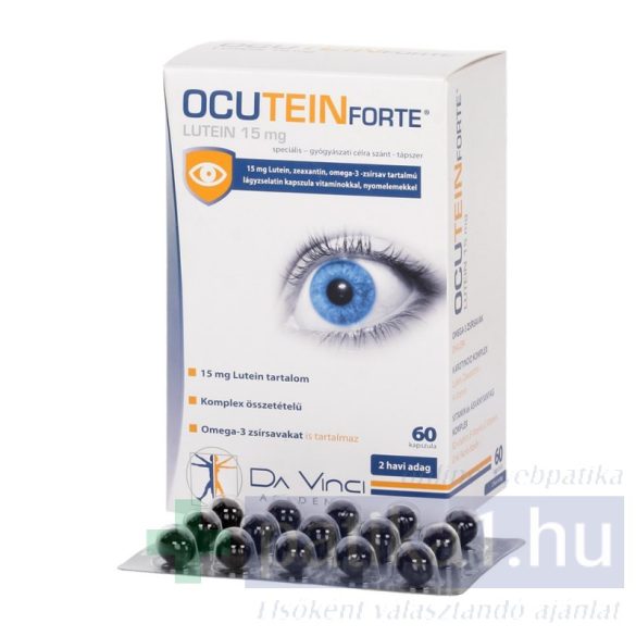 Ocutein lutein 15 mg forte étrendkiegészítő kapszula 60x