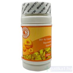 SunMoon D3 + K-vitamin lágyzselatin kapszula 60x 