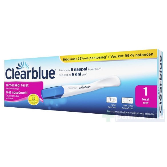 Clearblue terhességi gyors eredmény