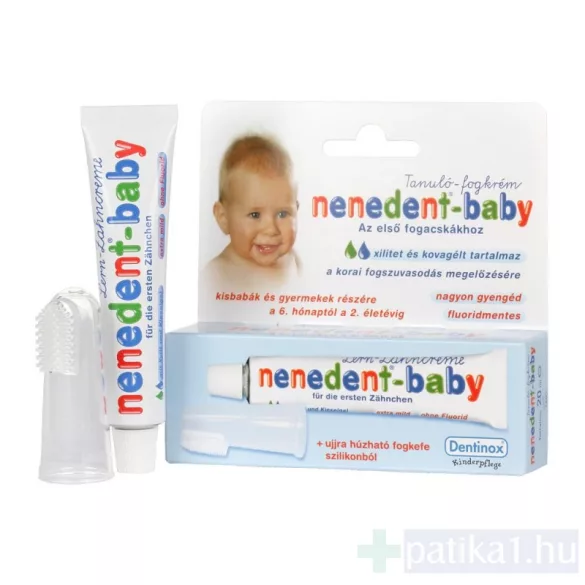 Nenedent Baby tanulószett fogkrém + fogkefe