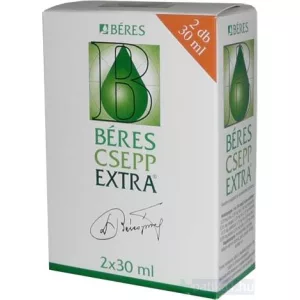 Béres Csepp Extra belsőleges oldatos cseppek 2x30ml