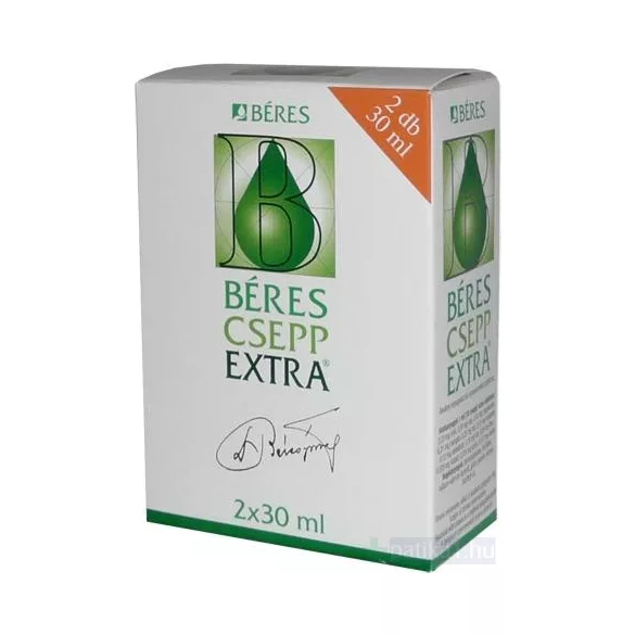 Béres Csepp Extra belsőleges oldatos cseppek 2x30ml