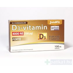 JutaVit D3-vitamin 4000 NE (100µg) tabletta 100x