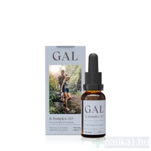 GAL K-komplex D3 cseppek 20 ml (K2- és D3-vitamin csepp K1-vitaminnal)