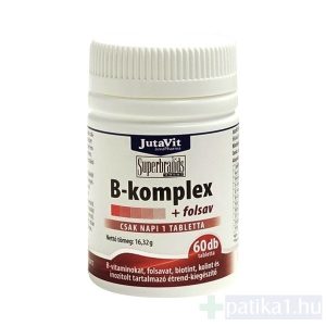 Jutavit B-komplex + folsav tabletta 60x