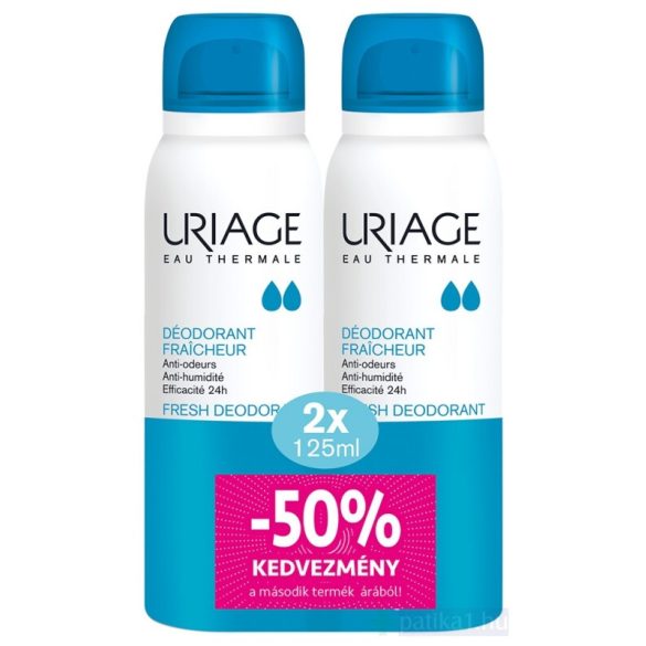 Uriage DEO - Izzadásszabályozó dezodor spray	125 ml