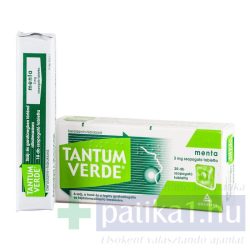 Tantum Verde menta 3 mg szopogató tabletta 20 db