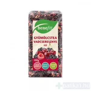BENEFITT gyümölcstea vadcseresznye ízesítésű 100g