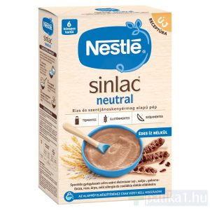 Sinlac Neutral rizs és szentjánoskenyérmag alapú pép 650 g