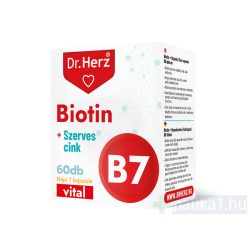 Dr. Herz Biotin + Szerves Cink kapszula 60x