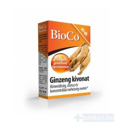 BioCo Ginseng kivonat tabletta 60 db