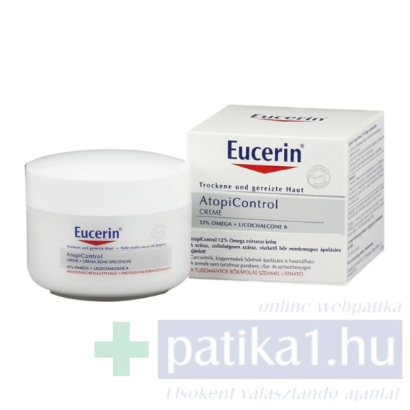 Eucerin AtopiControl krém atópiás bőrre 75 ml