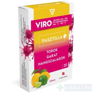 Virostop Fytofontana pasztilla citrus 20x 