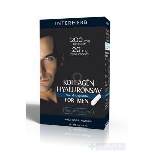 INTERHERB Vital Kollagén kapszula Hyaluronsav férfiaknak 30x