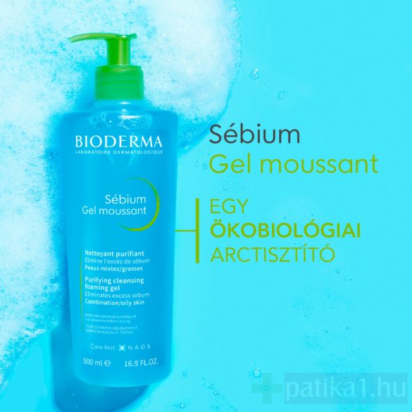 Bioderma Sébium Moussant habzó gél 500 ml
