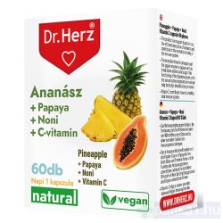 Dr. Herz Ananász + papaya enzim kapszula 60x