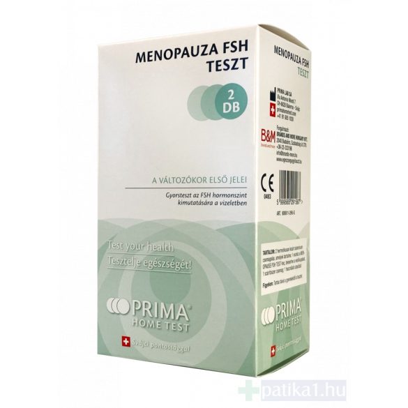 Prima Menopauza FSH teszt 2x