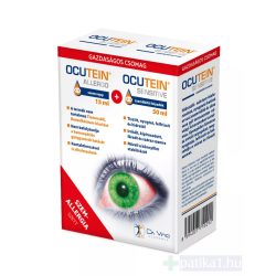   Ocutein Allergo szemcsepp + Ocutein Sensitive szemöblítő folyadék 15 ml + 50 ml csomag