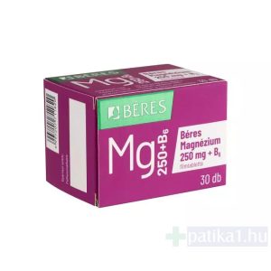 Béres Magnézium 250 mg + B6 filmtabletta 30x