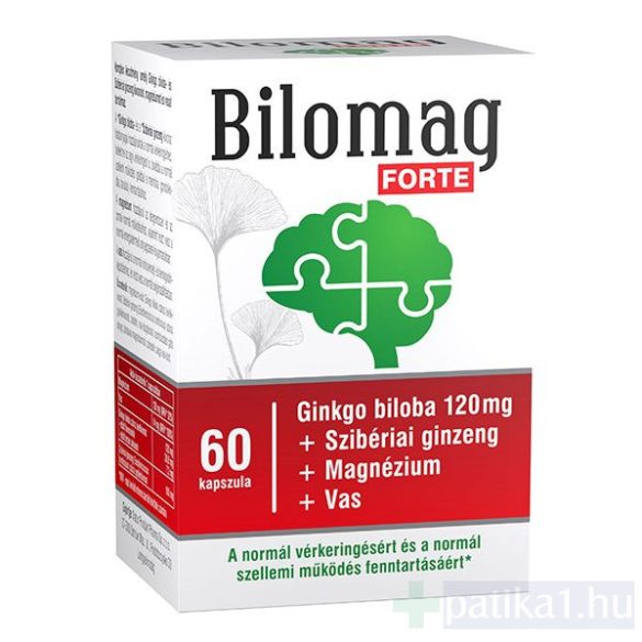 Bilomag Forte Ginkgo biloba 120 mg kapszula 60x