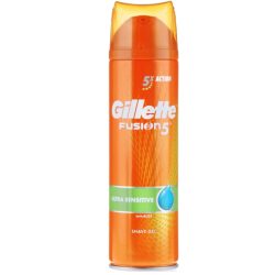 Gillette Fusion 5 Ultra sensitive borotva gél 200 ml