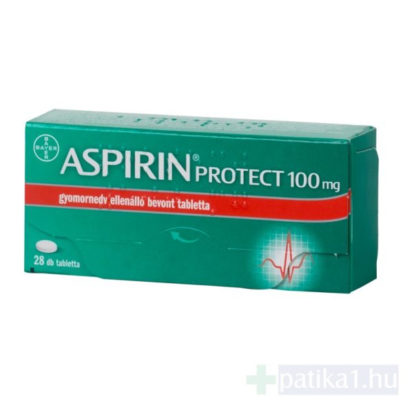 Aspirin Protect 100 mg gyomornedv-ellená. bev. tab. tabl. 28x