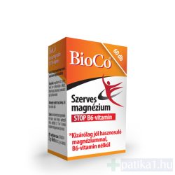 BioCo Szerves Magnézium Stop B6-vitamin tabletta 60x 