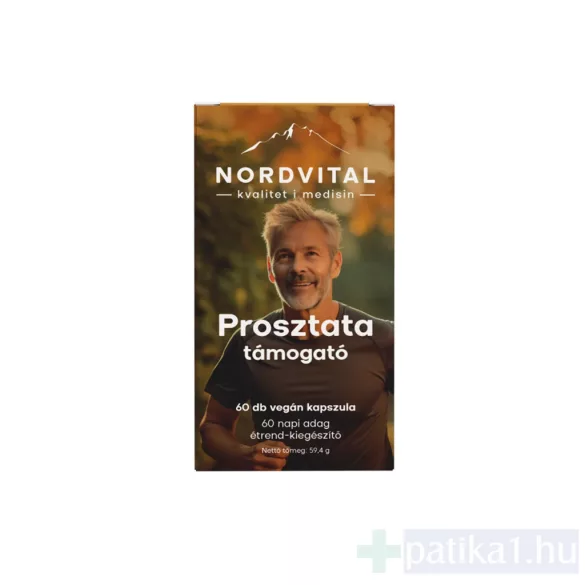 NORDVITAL Prosztata támogató vegán kapszula 60x